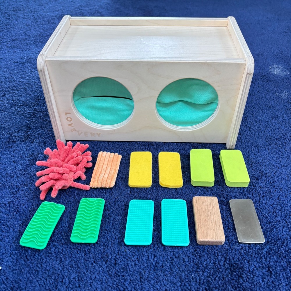 Lovevery Montessori Wooden‎ Sensory Bin Box Toy Set For Toddlers